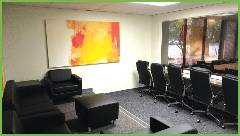 Research America Sacramento client viewing room